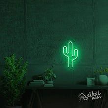 Load image into Gallery viewer, "Sahara" Cactus Neon Sign