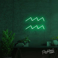 Load image into Gallery viewer, Aquarius Neon Sign