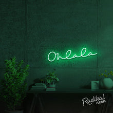 Load image into Gallery viewer, "It's French" Oh la la Neon Sign