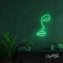 Load image into Gallery viewer, "Vision" Continuous Line Figure Neon Sign