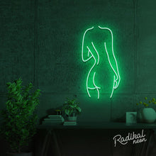 Load image into Gallery viewer, "Nudy Booty" Naked Figure Neon Sign