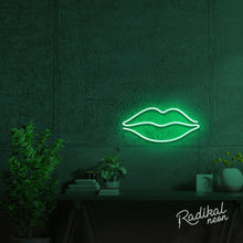 Load image into Gallery viewer, "Smooch" Lips Neon Sign