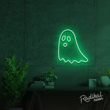 Load image into Gallery viewer, "Casper" Ghost Neon Sign