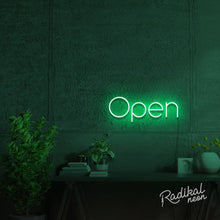 Load image into Gallery viewer, "The Essential" Open Neon Sign