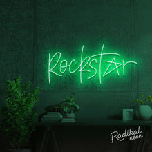 Load image into Gallery viewer, "Feelin' like a..." Rockstar Neon Sign
