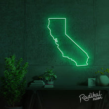 Load image into Gallery viewer, State of California Neon Sign