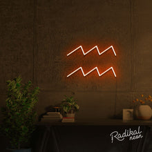 Load image into Gallery viewer, Aquarius Neon Sign