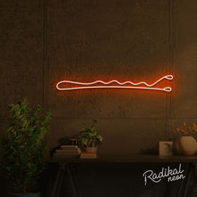 Load image into Gallery viewer, Bobby Pin Neon Sign