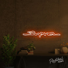 Load image into Gallery viewer, "10-second car" Supra Neon Sign