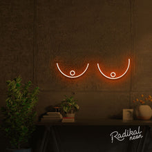 Load image into Gallery viewer, boob neon light