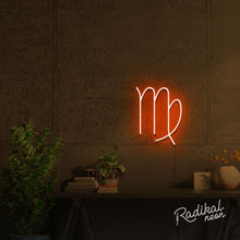 Load image into Gallery viewer, Virgo Zodiac Neon Sign