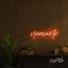 Load image into Gallery viewer, "Divine" Namaste Neon Sign