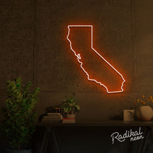 Load image into Gallery viewer, State of California Neon Sign