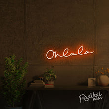 Load image into Gallery viewer, "It's French" Oh la la Neon Sign