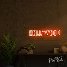 Load image into Gallery viewer, Hollywood LED Neon Sign