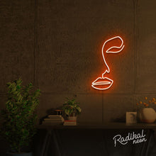 Load image into Gallery viewer, "Vision" Continuous Line Figure Neon Sign