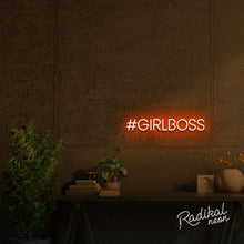 Load image into Gallery viewer, Girlboss Neon Sign