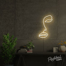 Load image into Gallery viewer, "Vision" Continuous Line Figure Neon Sign