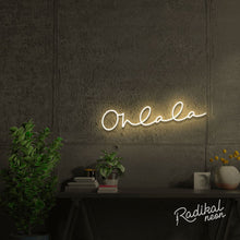 Load image into Gallery viewer, "It's French" Oh la la Neon Sign