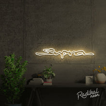 Load image into Gallery viewer, "10-second car" Supra Neon Sign