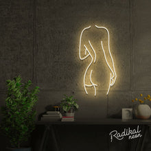 Load image into Gallery viewer, "Nudy Booty" Naked Figure Neon Sign