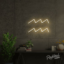 Load image into Gallery viewer, Aquarius Neon Sign