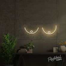 Load image into Gallery viewer, boob neon light