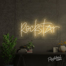 Load image into Gallery viewer, "Feelin' like a..." Rockstar Neon Sign