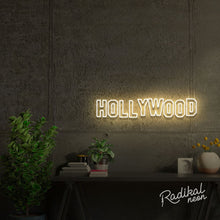 Load image into Gallery viewer, Hollywood LED Neon Sign