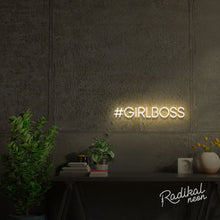 Load image into Gallery viewer, Girlboss Neon Sign