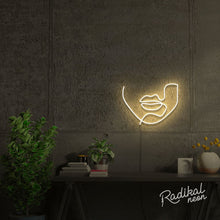 Load image into Gallery viewer, "Speak" Continuous Line Figure Neon Sign