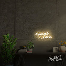 Load image into Gallery viewer, Drunk in love Neon Sign