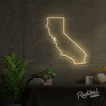 Load image into Gallery viewer, State of California Neon Sign