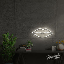 Load image into Gallery viewer, "Smooch" Lips Neon Sign