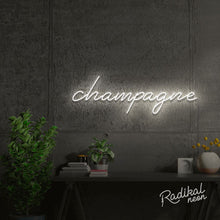 Load image into Gallery viewer, Champagne Neon Sign