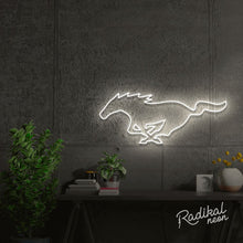 Load image into Gallery viewer, Mustang Neon Logo Sign