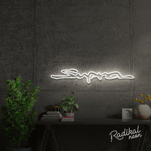 Load image into Gallery viewer, "10-second car" Supra Neon Sign