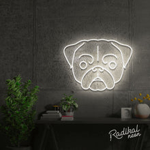Load image into Gallery viewer, Pug Dog Neon Sign