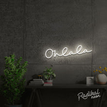 Load image into Gallery viewer, "It's French" Oh la la Neon Sign