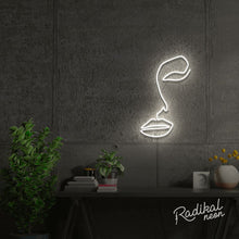 Load image into Gallery viewer, "Vision" Continuous Line Figure Neon Sign