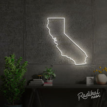 Load image into Gallery viewer, State of California Neon Sign