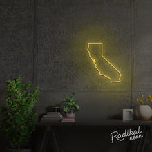 Load image into Gallery viewer, State of California Neon Sign