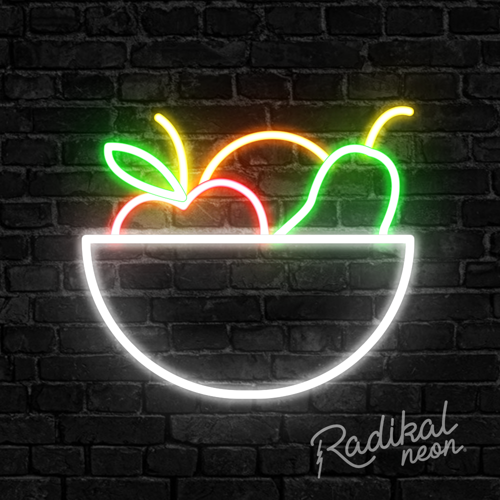 Fruit Bowl Neon Sign