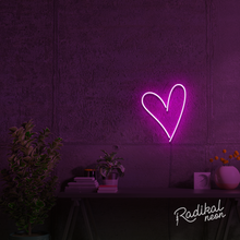 Load image into Gallery viewer, &quot;Little Love&quot; Heart Neon Sign
