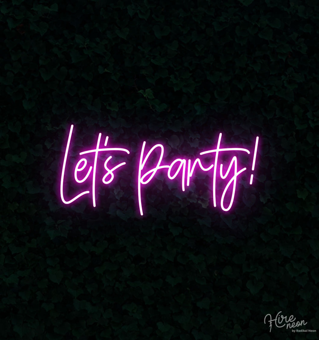 Hire | Let's Party! - Hot Pink