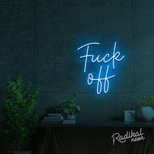 Load image into Gallery viewer, fuck off neon sign
