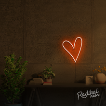 Load image into Gallery viewer, &quot;Little Love&quot; Heart Neon Sign
