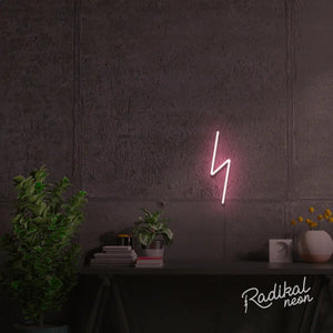"Mini Bolt" Lightning Neon Sign