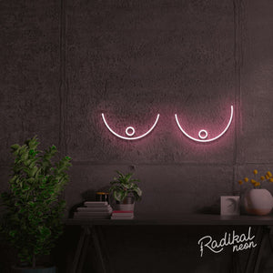 boob neon light