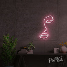 Load image into Gallery viewer, &quot;Vision&quot; Continuous Line Figure Neon Sign
